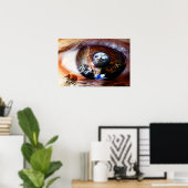 Poster fenêtre du rêveur (Bureau à domicile)