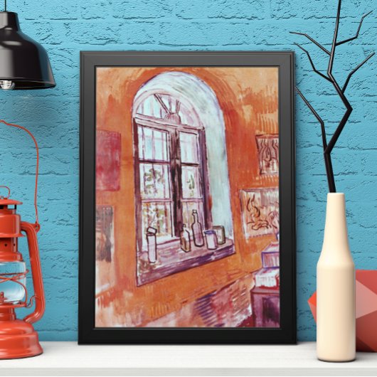 Poster Fenêtre du Studio de Vincent van Gogh à l'Asile