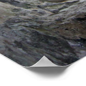 Poster Fenêtre en pierre avec vue mer (Coin)