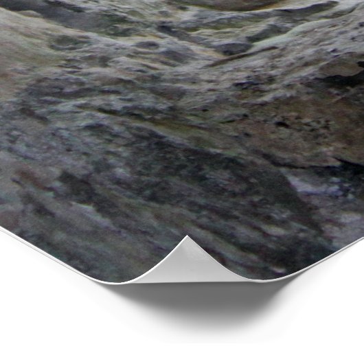 Poster Fenêtre en pierre avec vue mer (Coin)