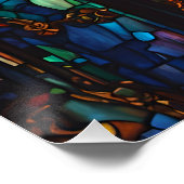 Poster Fenêtre en verre doux Imaginaire (Coin)