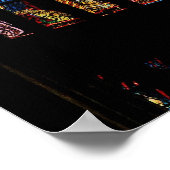 Poster Fenêtre en verre tendu, Cathédrale Saint-Vitus, Pr (Coin)