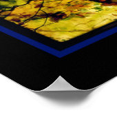 Poster Fenêtre en verre Tiffany Paysage (Coin)