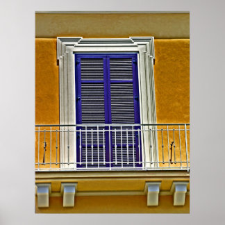 Poster Fenêtre et balcon italien