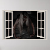 Poster Fenêtre Faux personnalisées (Devant)