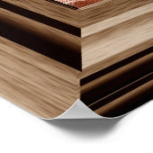 Poster Fenêtre Faux Vue Relaxante Bryce Canyon Utah (Coin)