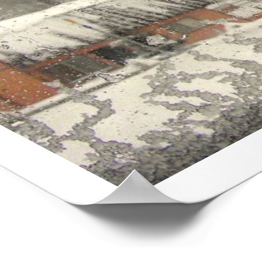 Poster Fenêtre figée (Coin)