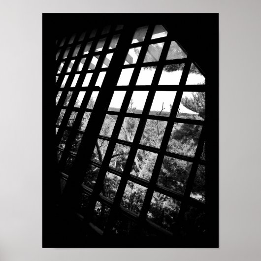 Poster Fenêtre inclinée (Devant)