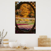 Poster Fenêtre Jardin (Cuisine)