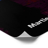 Poster Fenêtre Maison rouge (Coin)