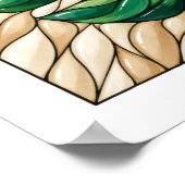 Poster Fenêtre Monstera (Coin)
