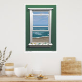 Poster Fenêtre Nostalgique (Cuisine)