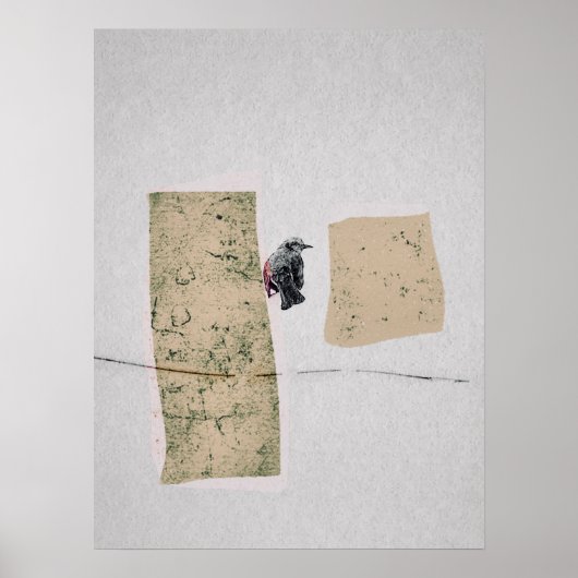 Poster Fenêtre Porte Oiseau (Devant)