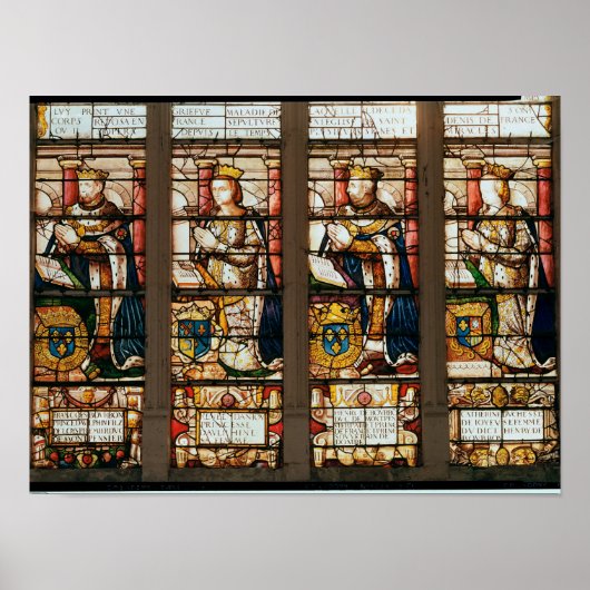 Poster Fenêtre représentant François de Bourbon (Devant)
