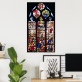 Poster Fenêtre représentant la Nativité (Bureau à domicile)