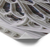 Poster fenêtre rose de la façade ouest, c.1270 (Coin)