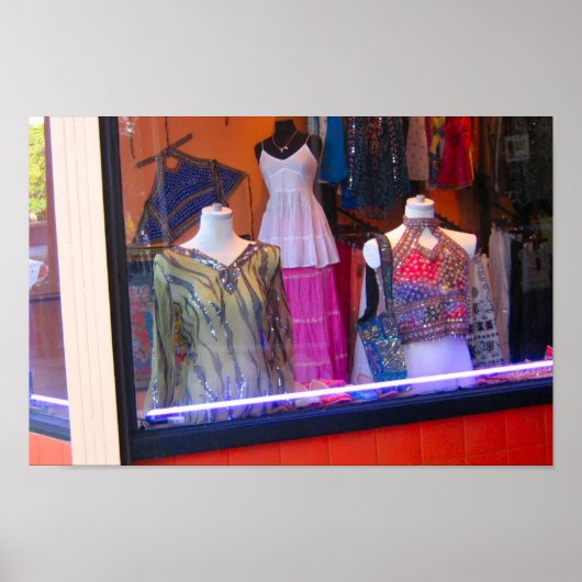 Poster Fenêtre Store (Devant)