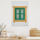 Poster Fenêtre traditionnelle portugaise (Cuisine)