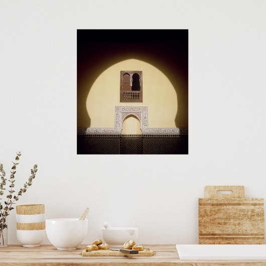 Poster Fenêtre typiquement marocaine (Cuisine)