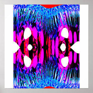 Poster Fenêtre vers le futur art numérique