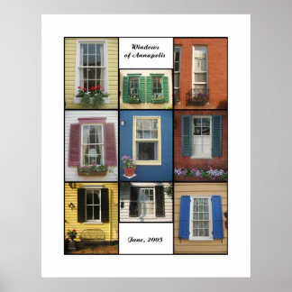 Poster fenêtres d'annapolis