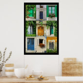 Poster Fenêtres et portes de France (Cuisine)