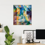 Poster Fenêtres simultanées | Robert Delaunay | (Bureau à domicile)