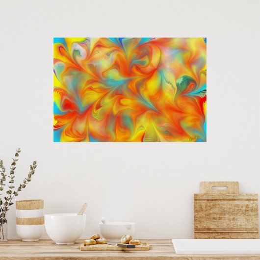 POSTER FENG SHUI ÉNERGIE INTUITIVE (Cuisine)