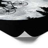 Poster Fennec Fox équitation Moon Vélo Halloween Lunaire (Coin)