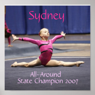 Poster Fentes de gymnastique