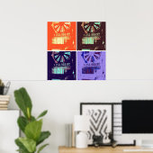 Poster Fentes Jackpot Las Vegas (Bureau à domicile)