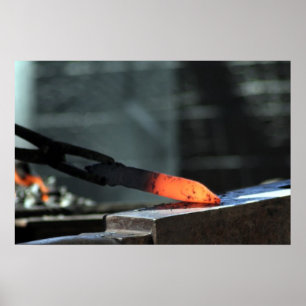 Poster Fer Chaud Sur L'Anvil