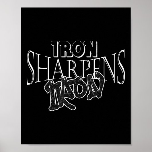 Poster Fer désossé Sharpens Fer Inspiration Motiva (Devant)