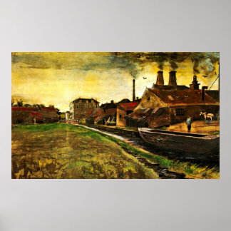 Poster Fer Mill à La Haye par Vincent van Gogh