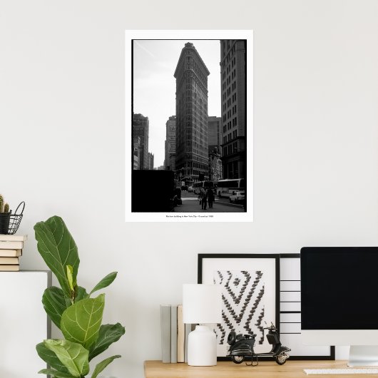 Poster Fer plat (Bureau à domicile)