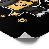 Poster Fera des tâches pour Robux - Conception de jeu amu (Coin)