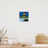 Poster Ferald Sleepwalk Sur Un Étang (Cuisine)