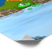 Poster Ferald Sleepwalk Sur Un Étang (Coin)