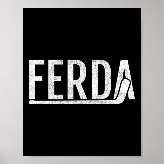 Poster Ferda pour le hockey des garçons  (Devant)