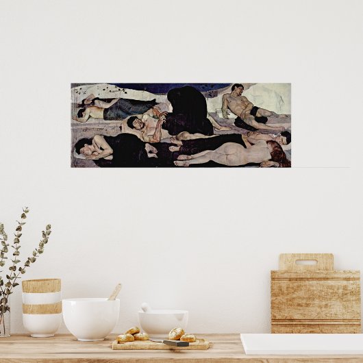 Poster Ferdinand Hodler - Nuit (Cuisine)