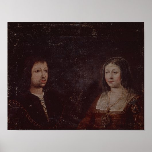 Poster Ferdinand II d'Aragon et Isabelle Ier de Castille (Devant)