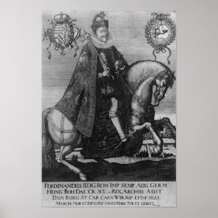 Poster Ferdinand II, empereur romain saint