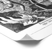 Poster Ferdinand Magellan à bord de sa caravelle, 1522 (Coin)