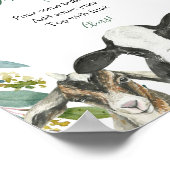 Poster Ferme Animaux de verdure Garçon Momosa Bar Sign (Coin)