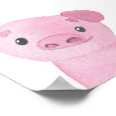 Poster Ferme - baby shower d'accueil (Coin)