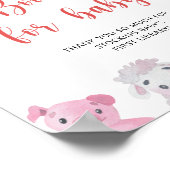 Poster Ferme - Bibliothèque pour bébés (Coin)