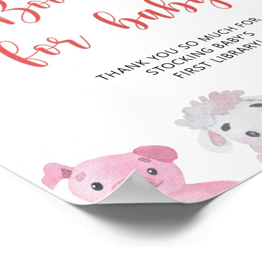 Poster Ferme - Bibliothèque pour bébés (Coin)