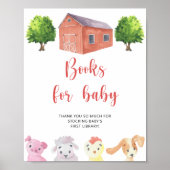 Poster Ferme - Bibliothèque pour bébés (Devant)