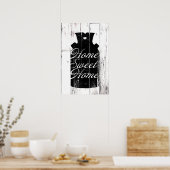 Poster Ferme Bois Blanc Lait Rustique Jug Accueil Mur Art (Cuisine)