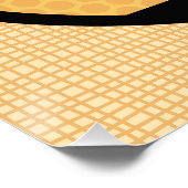 Poster Ferme d'abeilles de miel NOM PERSONNALISÉ Ruche de (Coin)